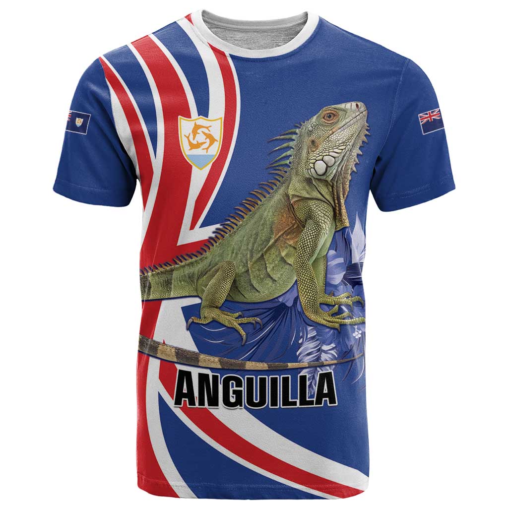 Personalized Anguilla Lizard Tropical T Shirt - Wonder Print Shop