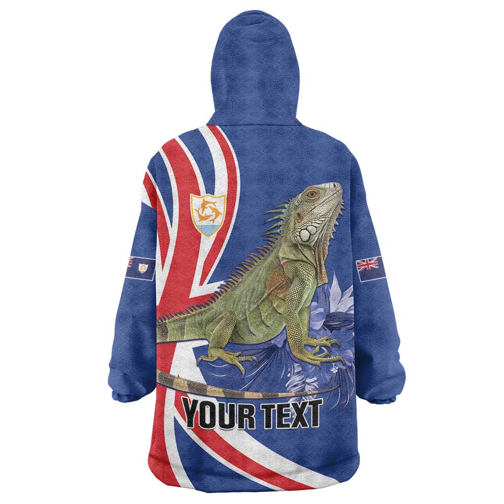 Personalized Anguilla Lizard Tropical Wearable Blanket Hoodie - Wonder Print Shop