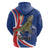 Personalized Anguilla Lizard Tropical Zip Hoodie - Wonder Print Shop