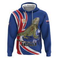 Personalized Anguilla Lizard Tropical Zip Hoodie - Wonder Print Shop