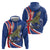 Personalized Anguilla Lizard Tropical Zip Hoodie - Wonder Print Shop