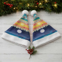 Hawaii Beach Landscape Time-Lapse Christmas Santa Hat Tropical Plumeria Flowers - Wonder Print Shop