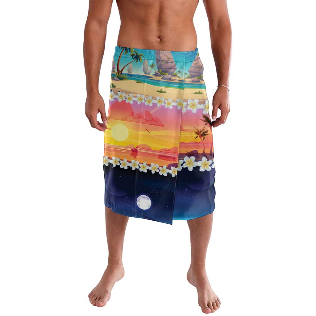 Hawaii Beach Landscape Time-Lapse Lavalava Tropical Plumeria Flowers - Wonder Print Shop