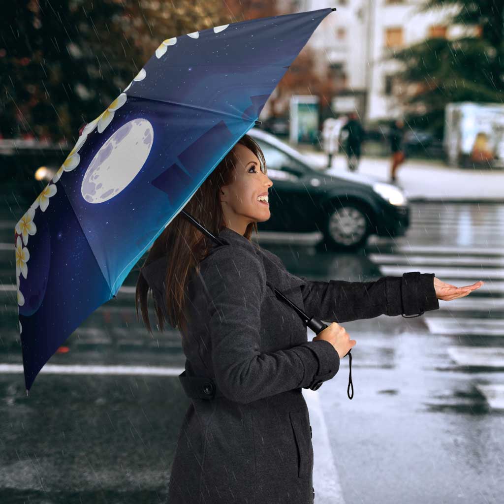 Hawaii Beach Landscape Time-Lapse Umbrella Tropical Plumeria Flowers - Wonder Print Shop