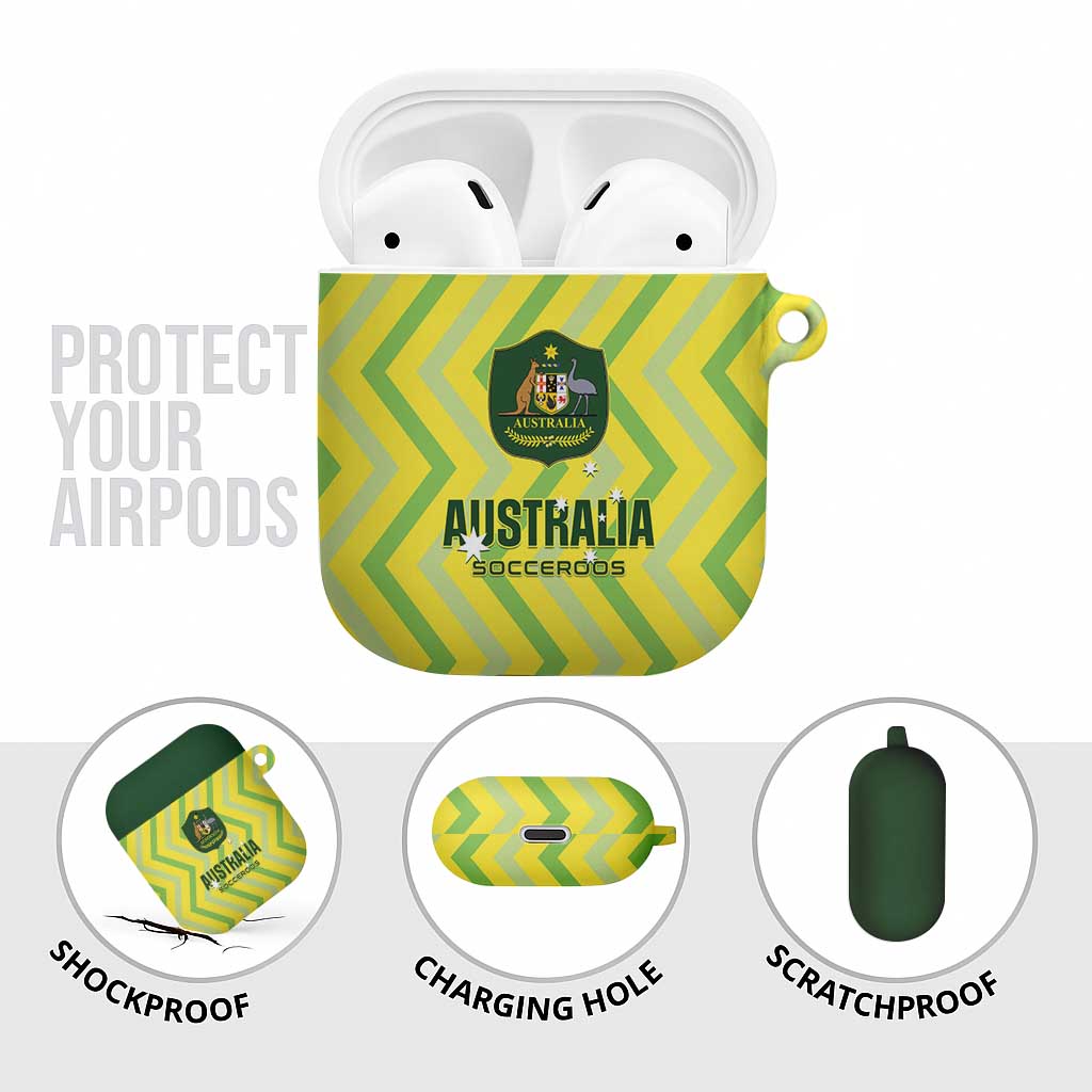 Australia Socceroos 2025 AirPods Case Forever Golden - Wonder Print Shop