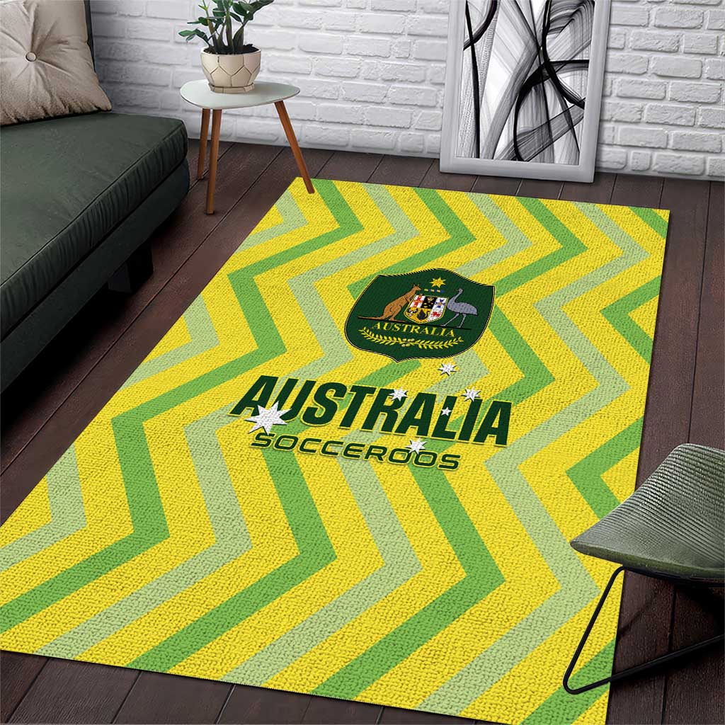 Australia Socceroos 2025 Area Rug Forever Golden - Wonder Print Shop