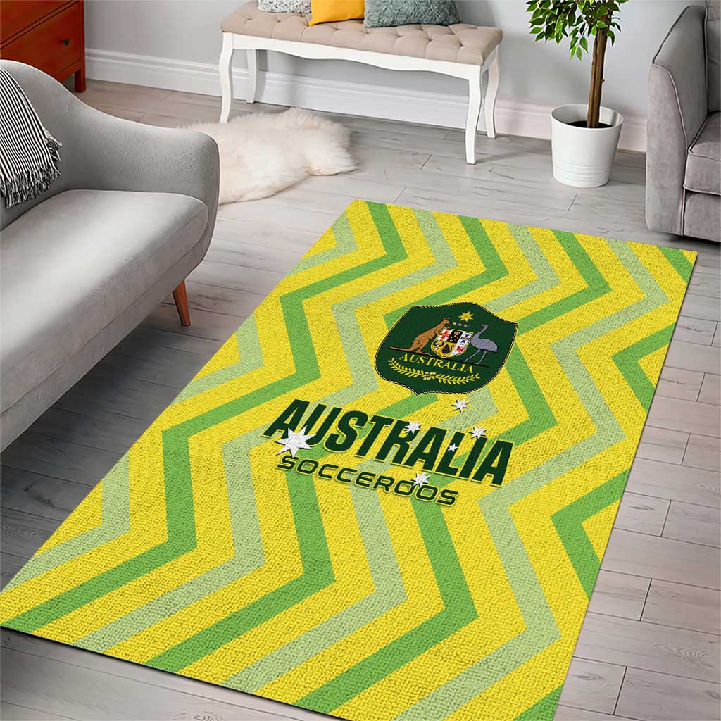 Australia Socceroos 2025 Area Rug Forever Golden - Wonder Print Shop