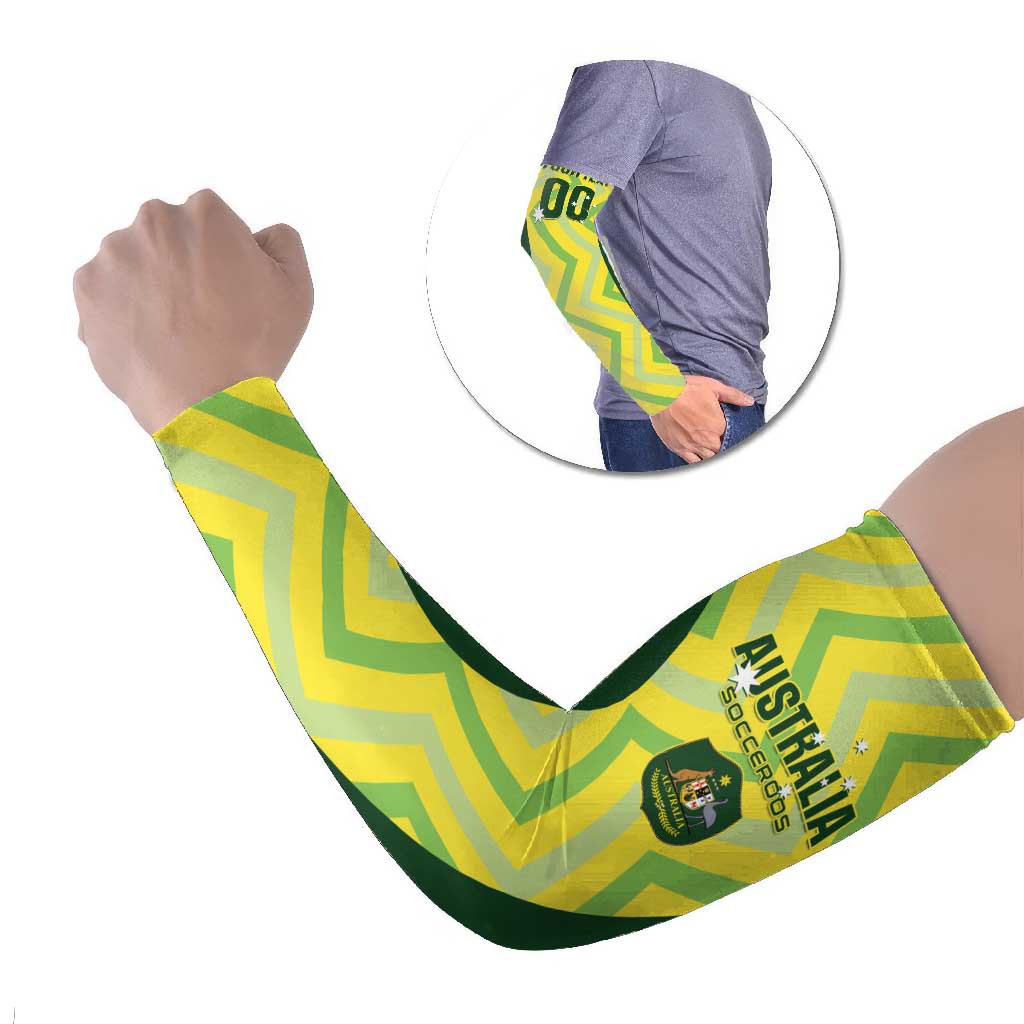 Australia Socceroos 2025 Arm Sleeves Forever Golden - Wonder Print Shop