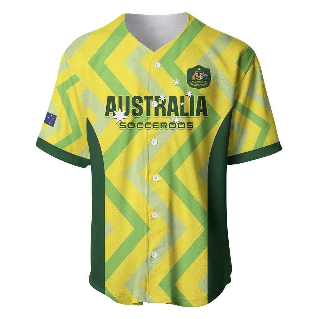 Australia Socceroos 2025 Baseball Jersey Forever Golden - Wonder Print Shop