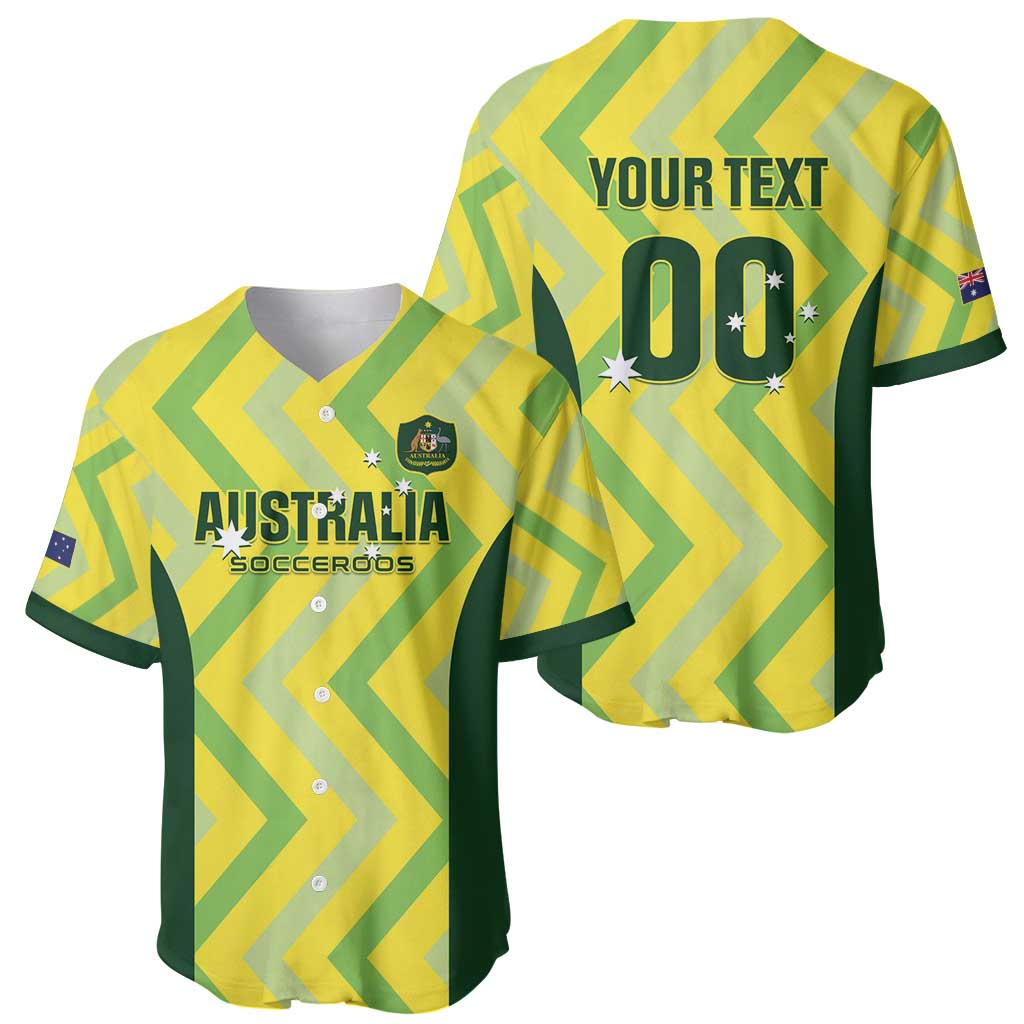 Australia Socceroos 2025 Baseball Jersey Forever Golden - Wonder Print Shop