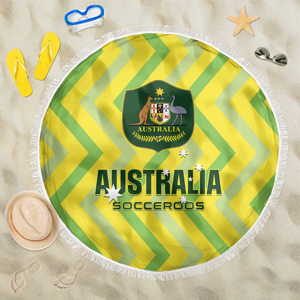 Australia Socceroos 2025 Beach Blanket Forever Golden - Wonder Print Shop