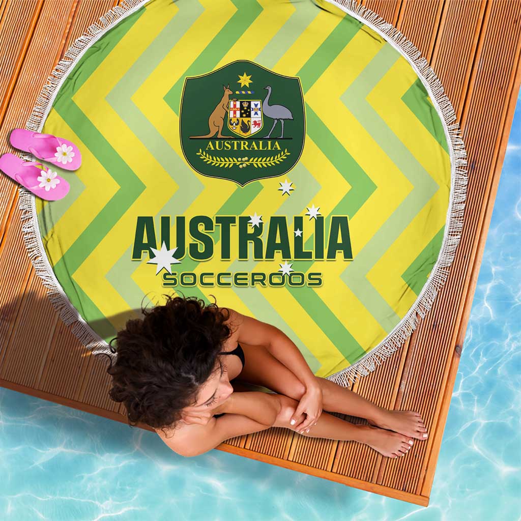 Australia Socceroos 2025 Beach Blanket Forever Golden - Wonder Print Shop