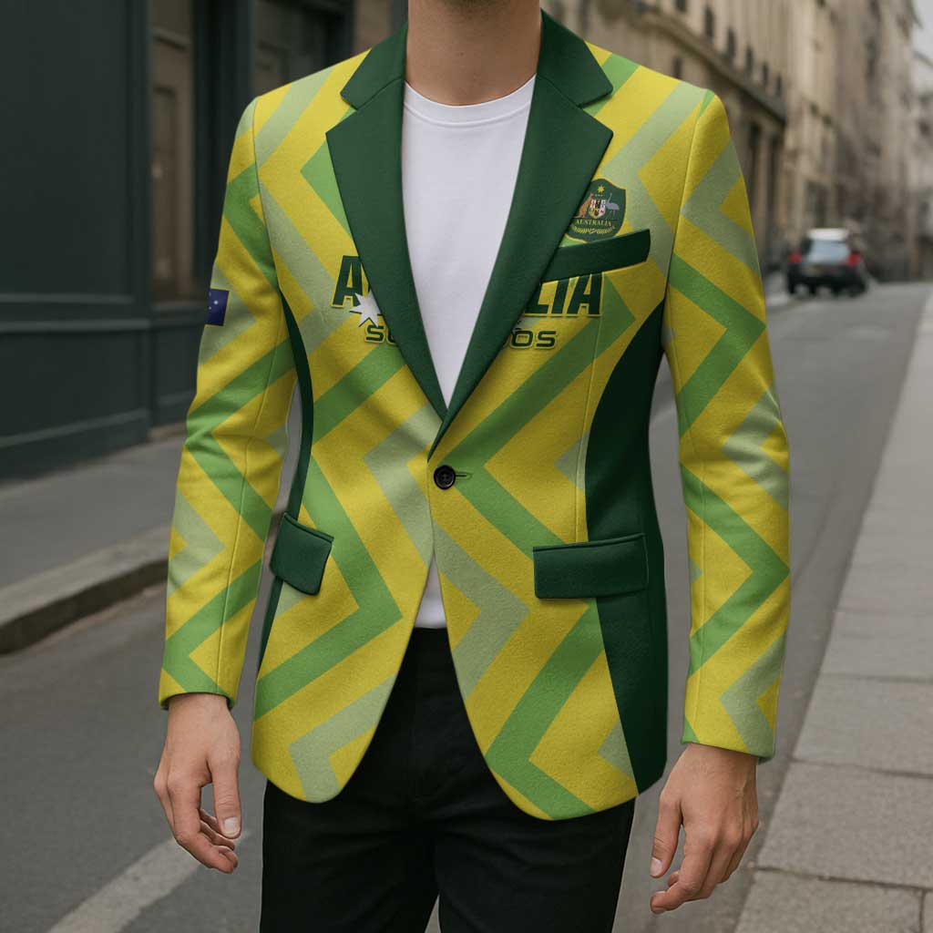 Australia Socceroos 2025 Blazer Forever Golden - Wonder Print Shop