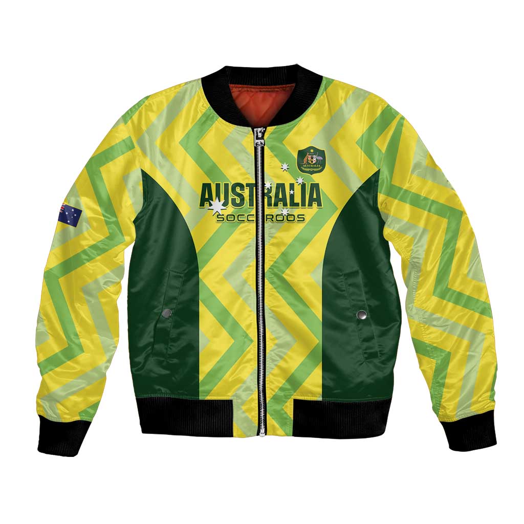 Australia Socceroos 2025 Bomber Jacket Forever Golden - Wonder Print Shop