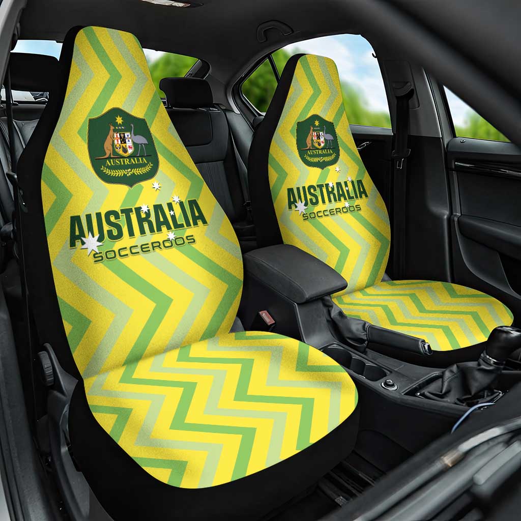 Australia Socceroos 2025 Car Seat Cover Forever Golden - Wonder Print Shop