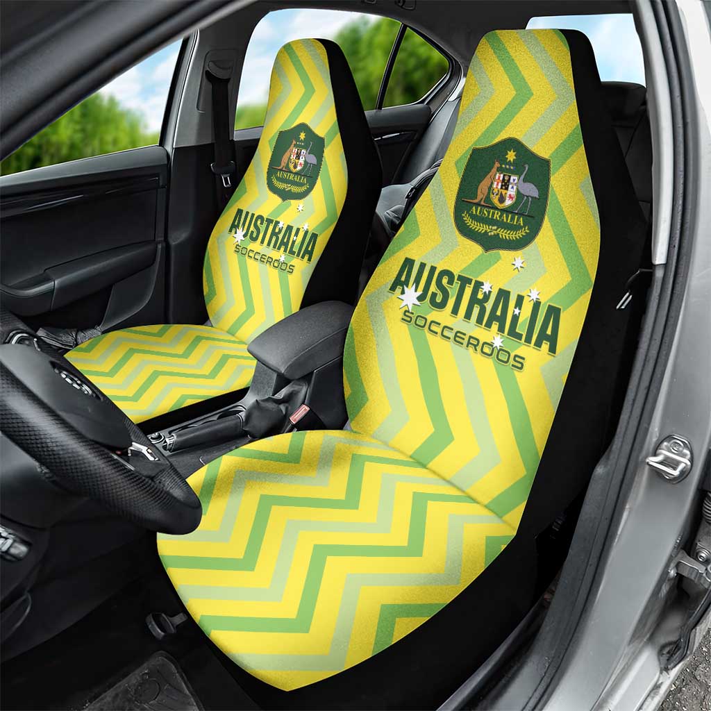 Australia Socceroos 2025 Car Seat Cover Forever Golden - Wonder Print Shop