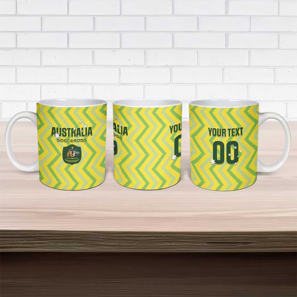 Australia Socceroos 2025 Ceramic Mug Forever Golden - Wonder Print Shop