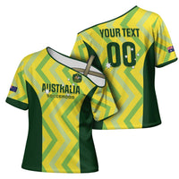 Australia Socceroos 2025 Cross Shoulder Shirt Forever Golden - Wonder Print Shop