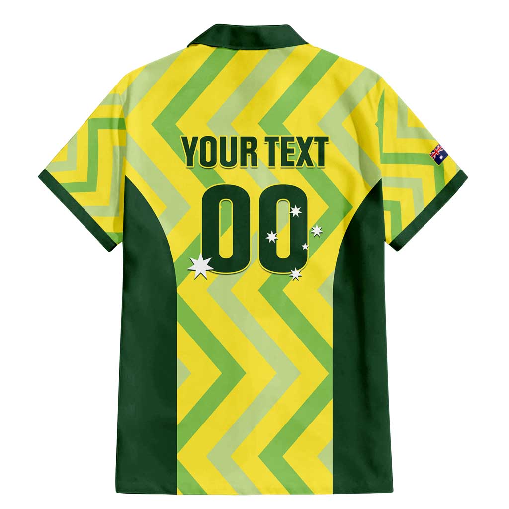 Australia Socceroos 2025 Family Matching Mermaid Dress and Hawaiian Shirt Forever Golden - Wonder Print Shop