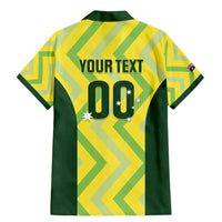 Australia Socceroos 2025 Family Matching Mermaid Dress and Hawaiian Shirt Forever Golden - Wonder Print Shop