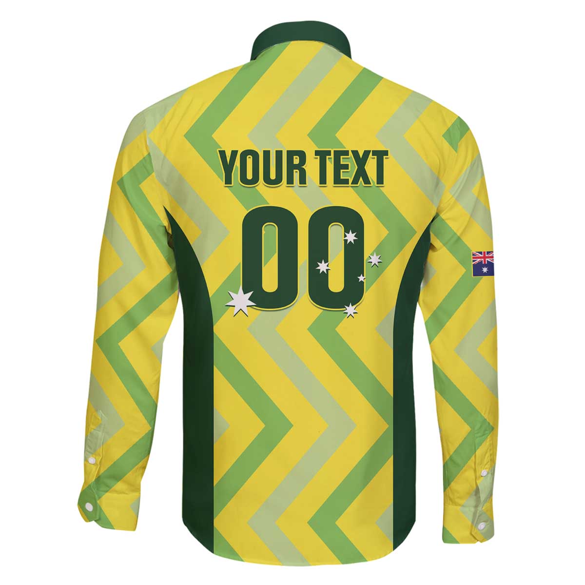 Australia Socceroos 2025 Family Matching Off The Shoulder Long Sleeve Dress and Hawaiian Shirt Forever Golden - Wonder Print Shop