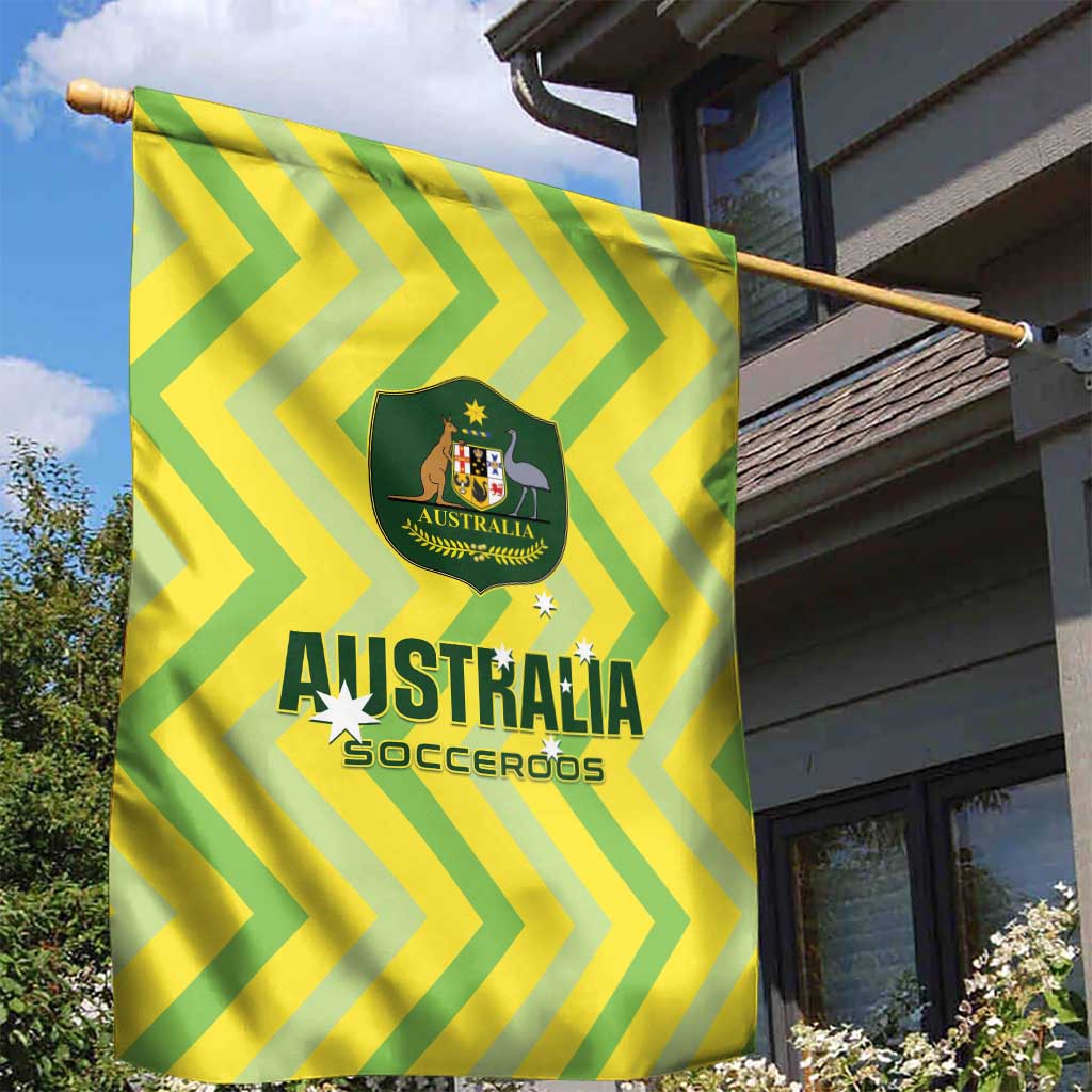 Australia Socceroos 2025 Garden Flag Forever Golden - Wonder Print Shop