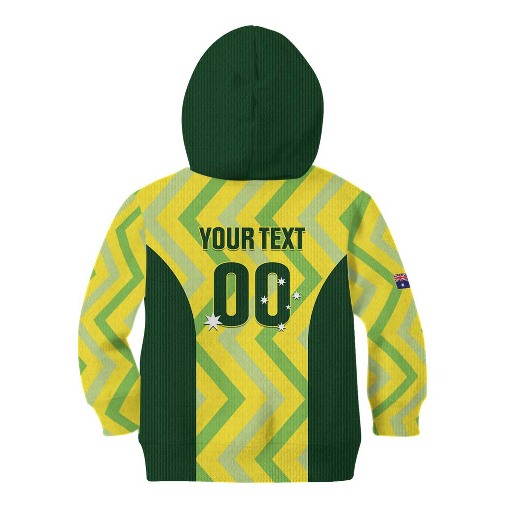 Australia Socceroos 2025 Kid Hoodie Forever Golden - Wonder Print Shop