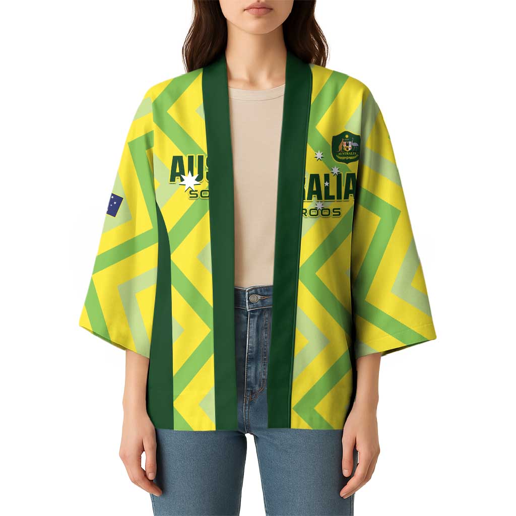 Australia Socceroos 2025 Kimono Forever Golden - Wonder Print Shop