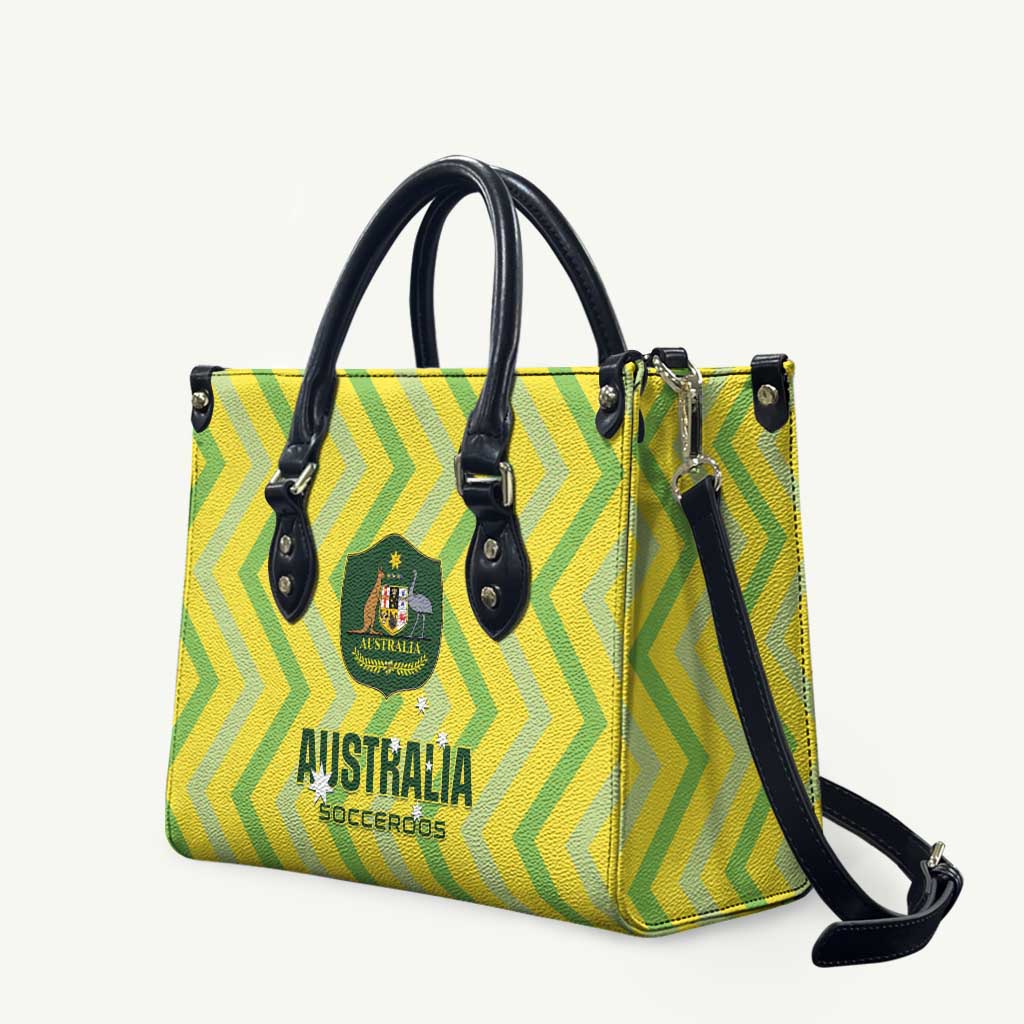 Australia Socceroos 2025 Leather Bag Forever Golden - Wonder Print Shop