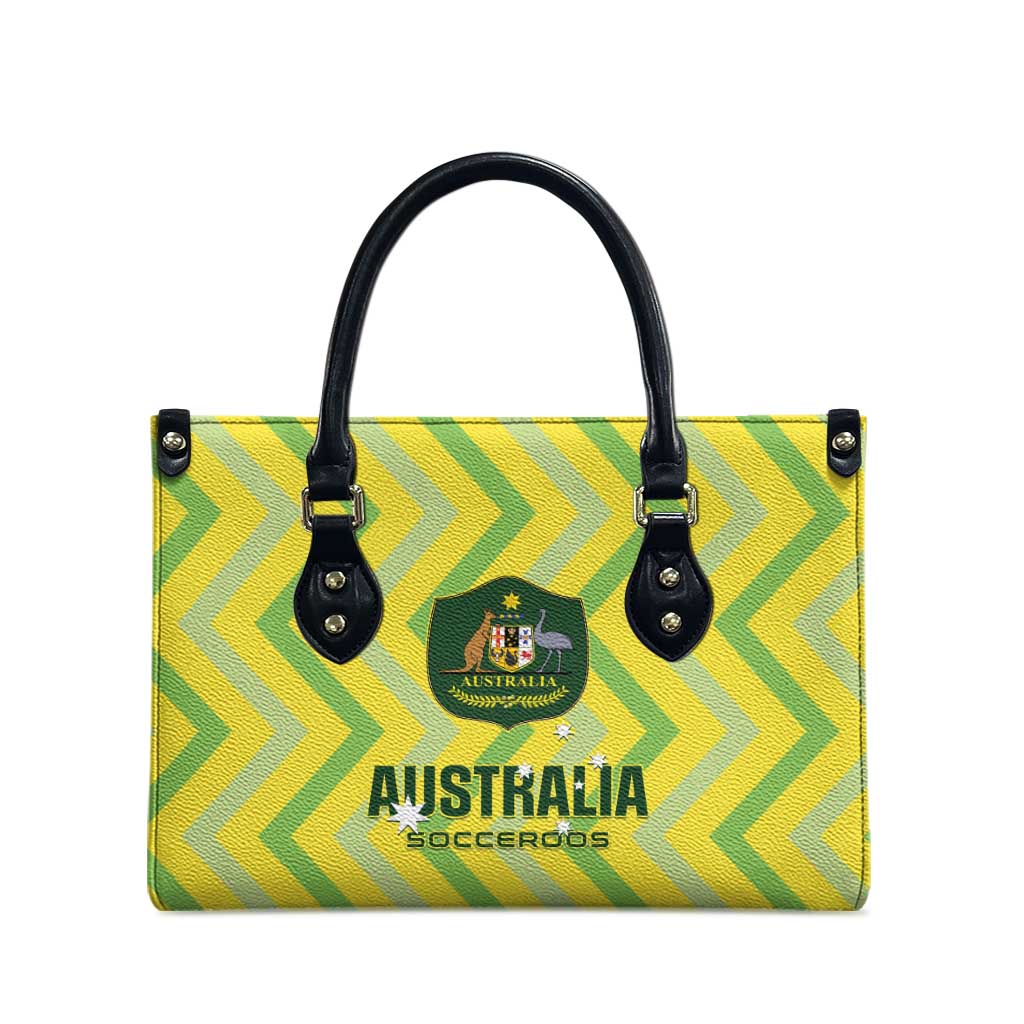 Australia Socceroos 2025 Leather Bag Forever Golden - Wonder Print Shop