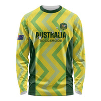 Australia Socceroos 2025 Long Sleeve Shirt Forever Golden - Wonder Print Shop