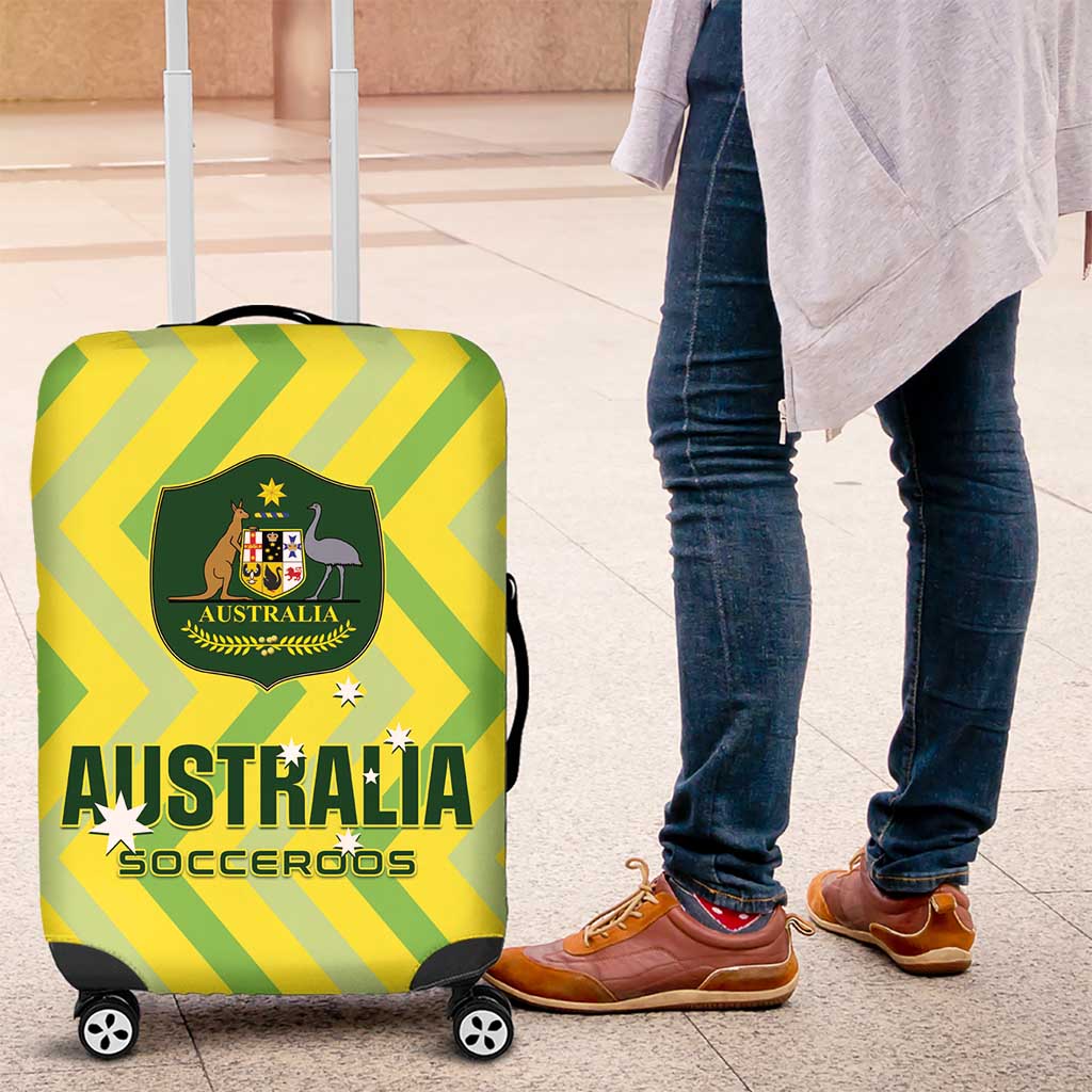 Australia Socceroos 2025 Luggage Cover Forever Golden - Wonder Print Shop