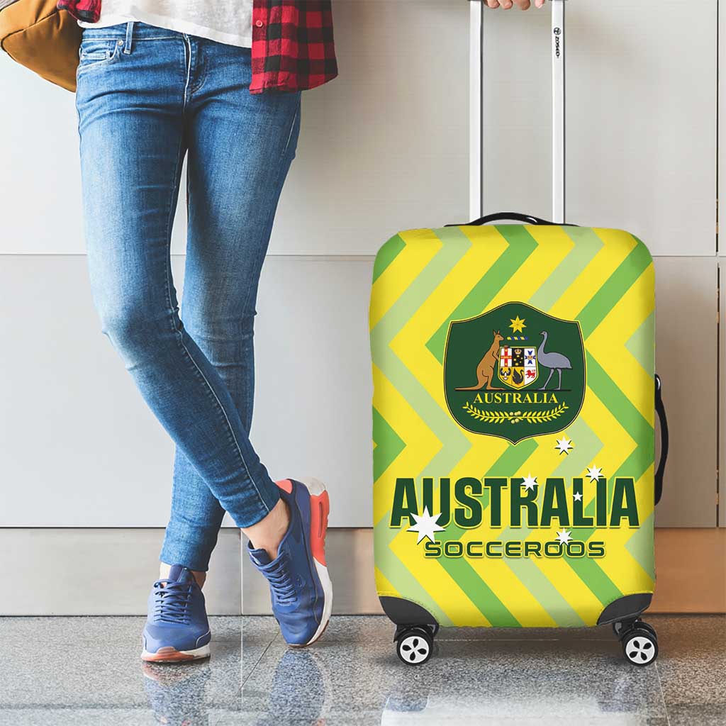 Australia Socceroos 2025 Luggage Cover Forever Golden - Wonder Print Shop