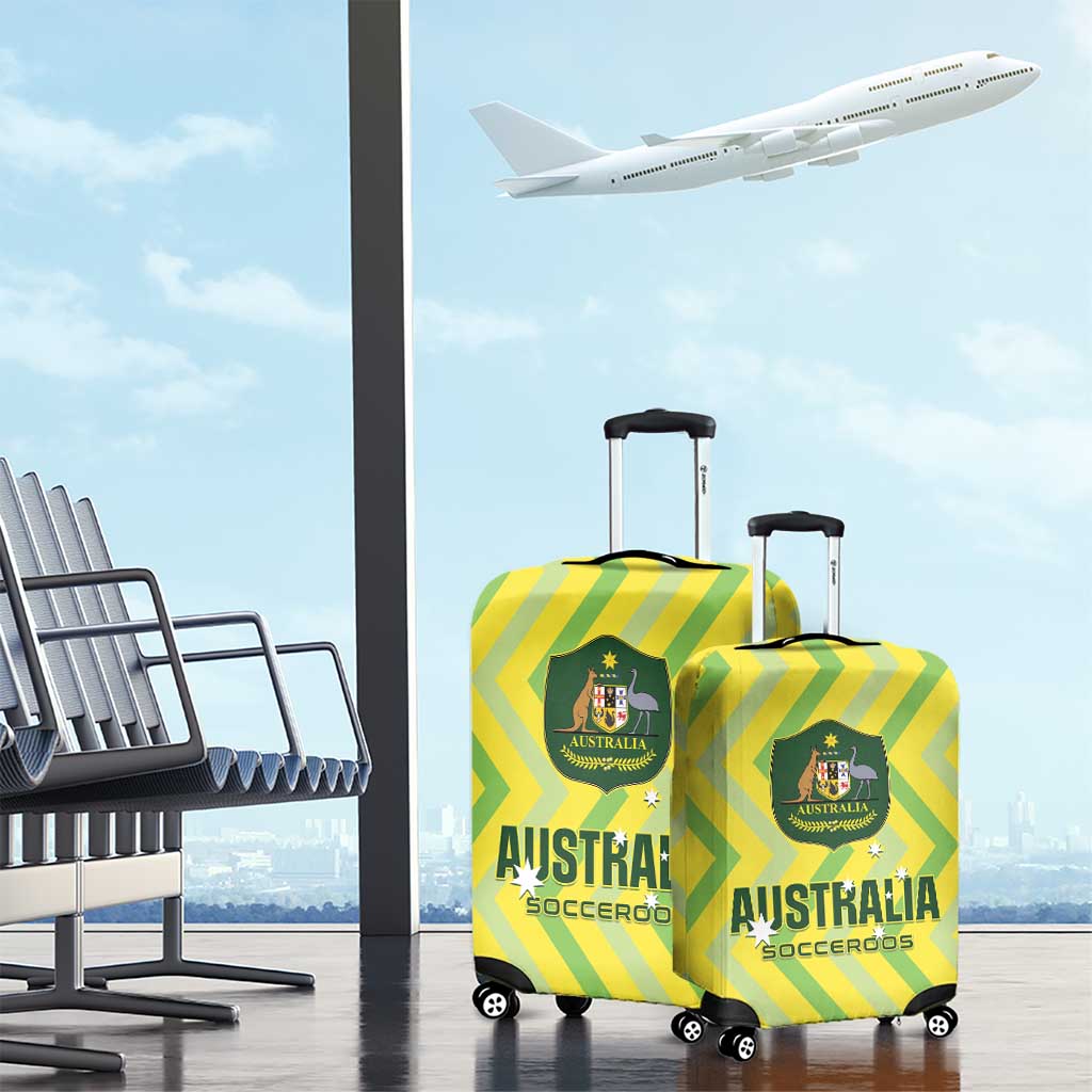 Australia Socceroos 2025 Luggage Cover Forever Golden - Wonder Print Shop