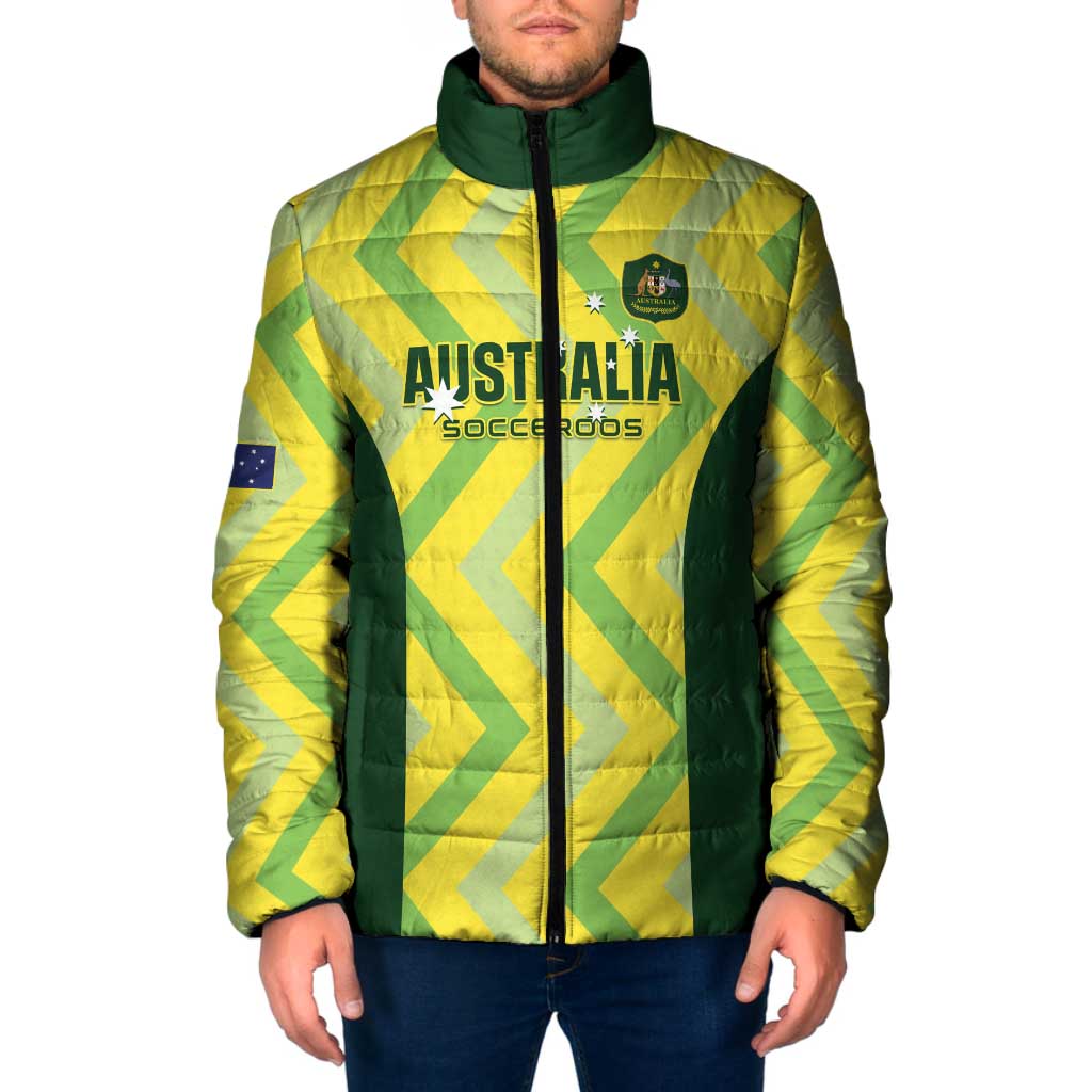 Australia Socceroos 2025 Padded Jacket Forever Golden - Wonder Print Shop