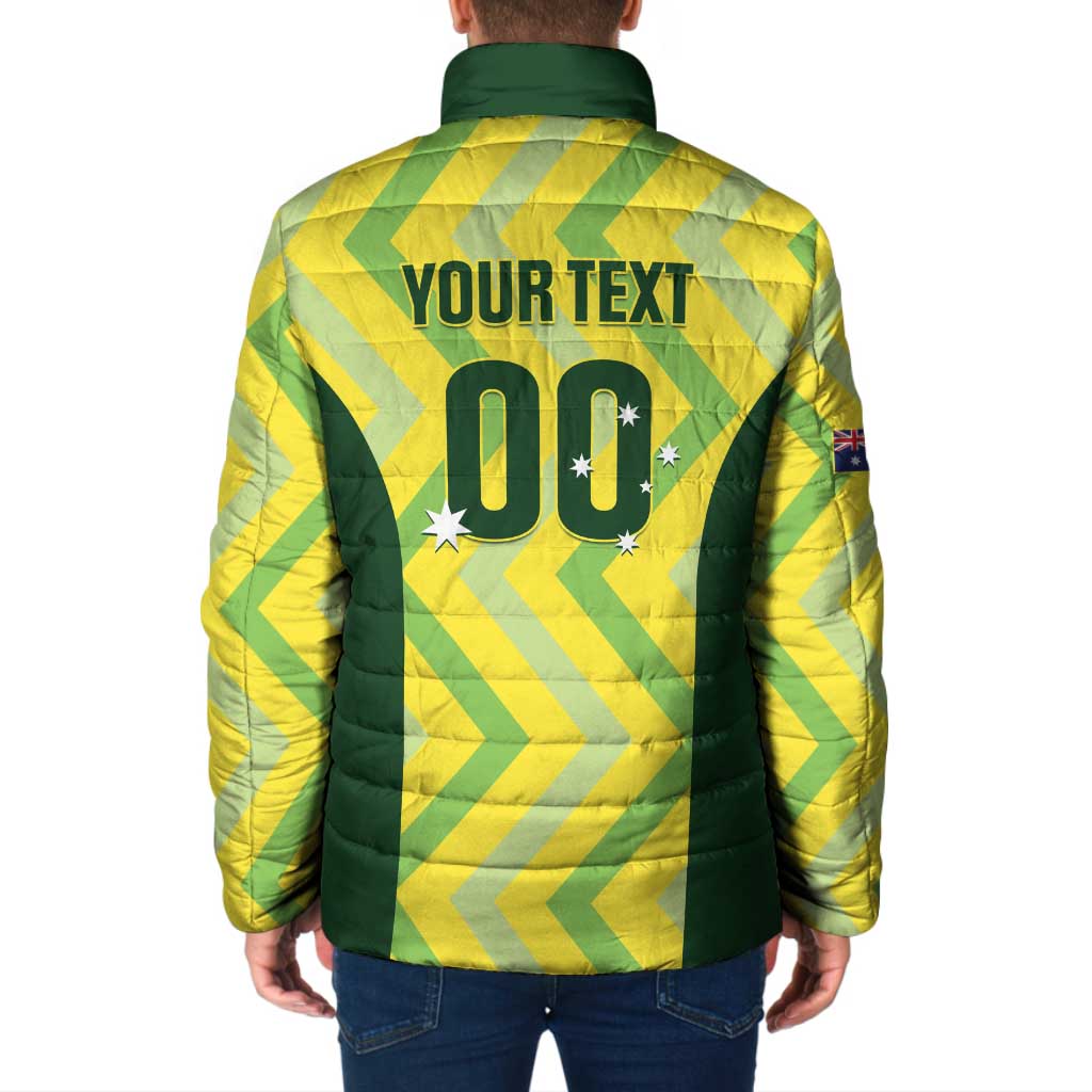 Australia Socceroos 2025 Padded Jacket Forever Golden - Wonder Print Shop