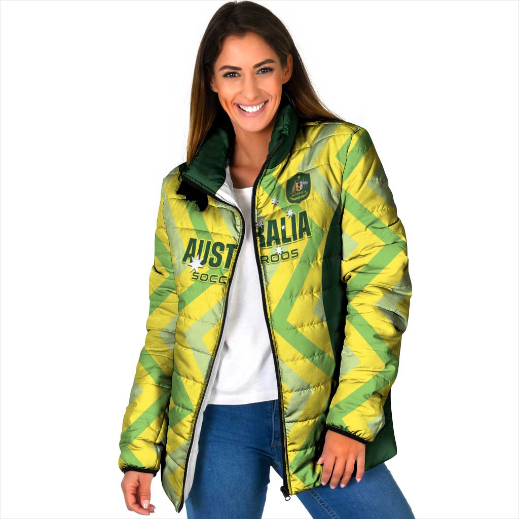 Australia Socceroos 2025 Padded Jacket Forever Golden - Wonder Print Shop