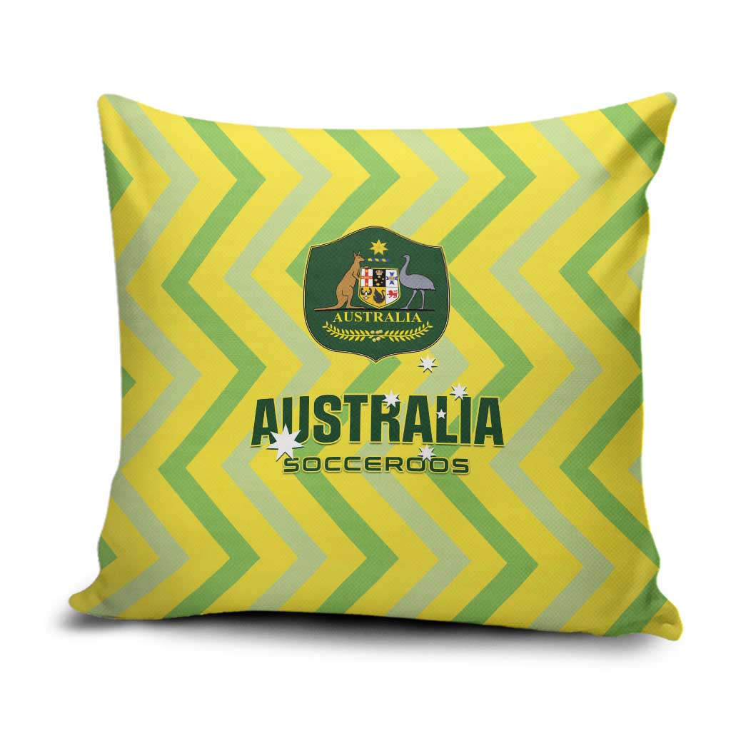 Australia Socceroos 2025 Pillow Cover Forever Golden - Wonder Print Shop