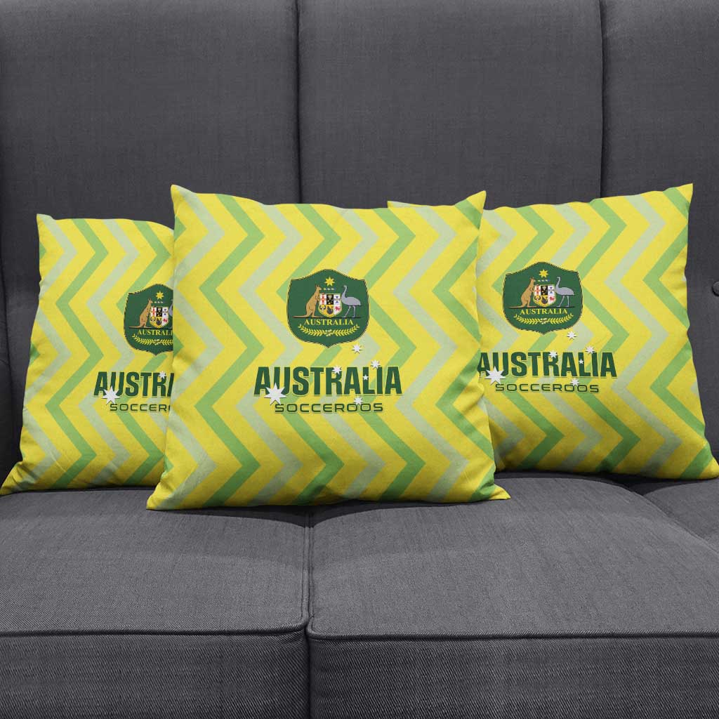 Australia Socceroos 2025 Pillow Cover Forever Golden - Wonder Print Shop