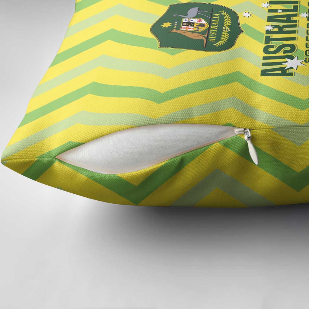 Australia Socceroos 2025 Pillow Cover Forever Golden - Wonder Print Shop