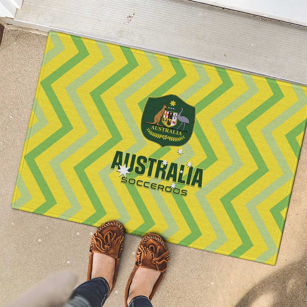 Australia Socceroos 2025 Rubber Doormat Forever Golden - Wonder Print Shop