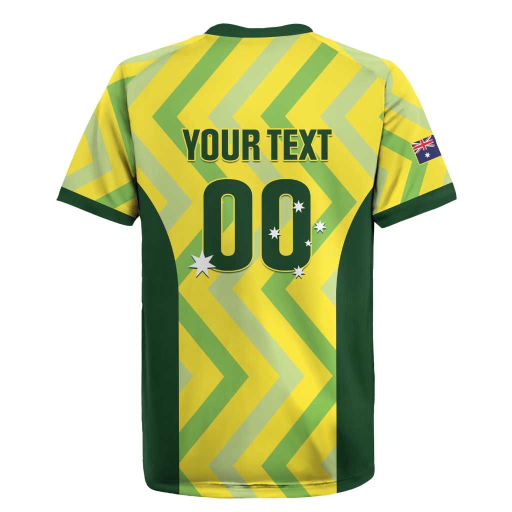 Australia Socceroos 2025 Rugby Jersey Forever Golden - Wonder Print Shop