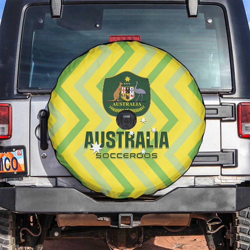 Australia Socceroos 2025 Spare Tire Cover Forever Golden - Wonder Print Shop