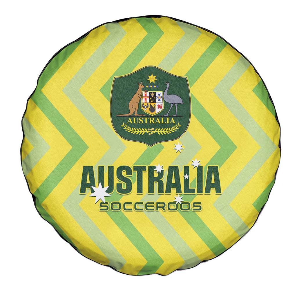 Australia Socceroos 2025 Spare Tire Cover Forever Golden - Wonder Print Shop
