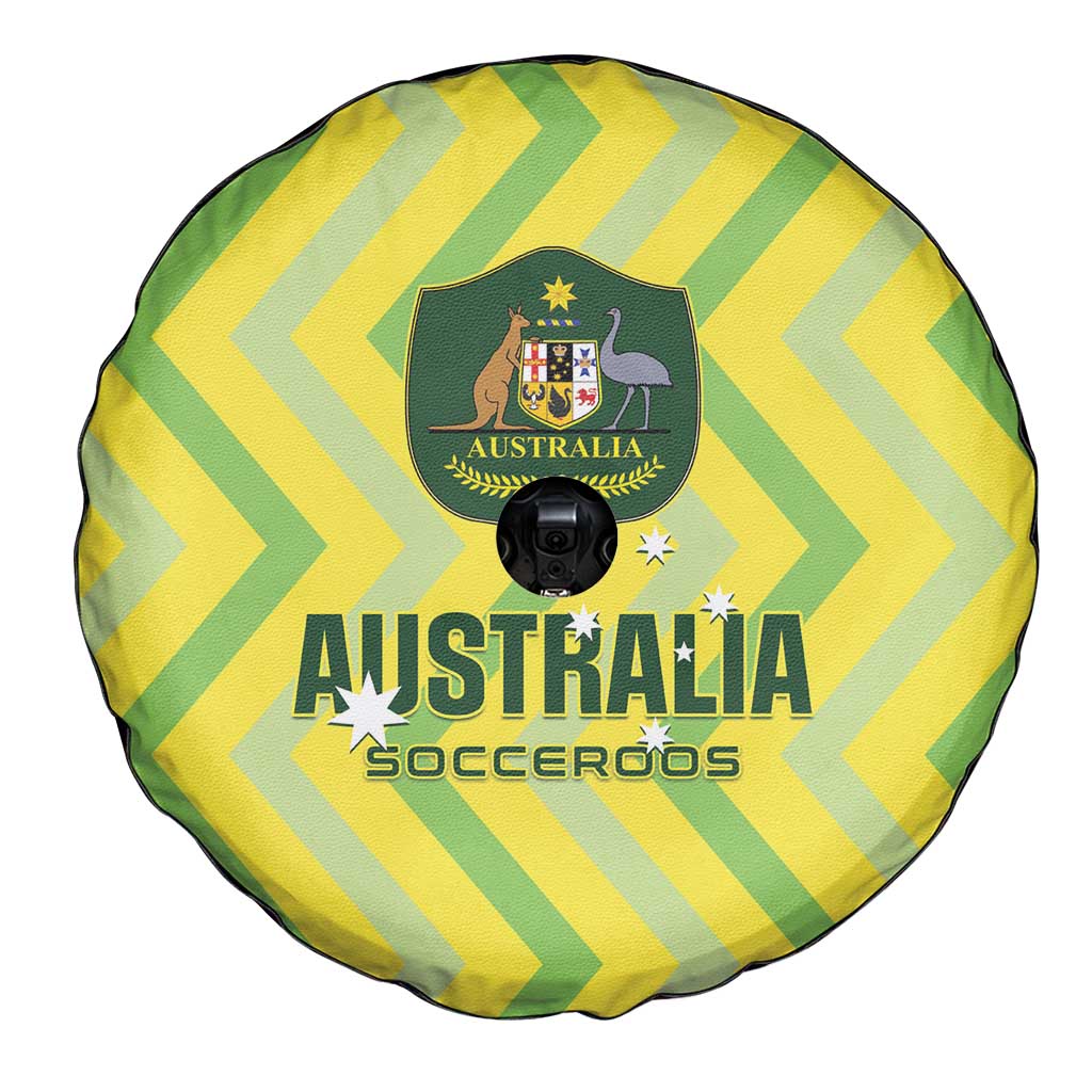 Australia Socceroos 2025 Spare Tire Cover Forever Golden - Wonder Print Shop