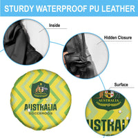 Australia Socceroos 2025 Spare Tire Cover Forever Golden - Wonder Print Shop