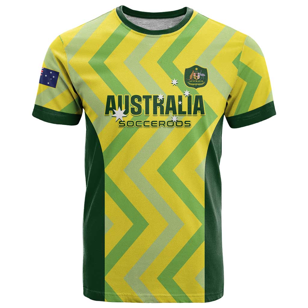 Australia Socceroos 2025 T Shirt Forever Golden - Wonder Print Shop