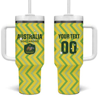Australia Socceroos 2025 Tumbler With Handle Forever Golden - Wonder Print Shop