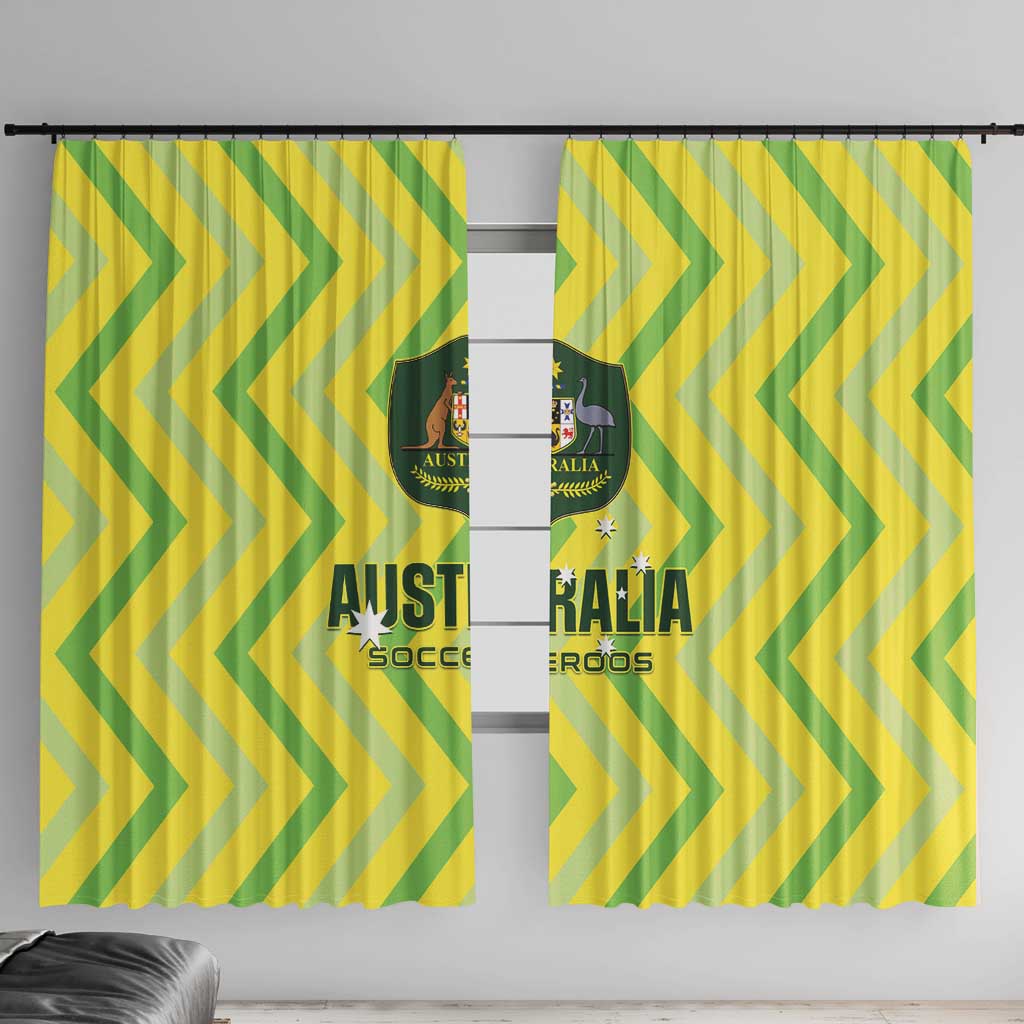 Australia Socceroos 2025 Window Curtain Forever Golden - Wonder Print Shop