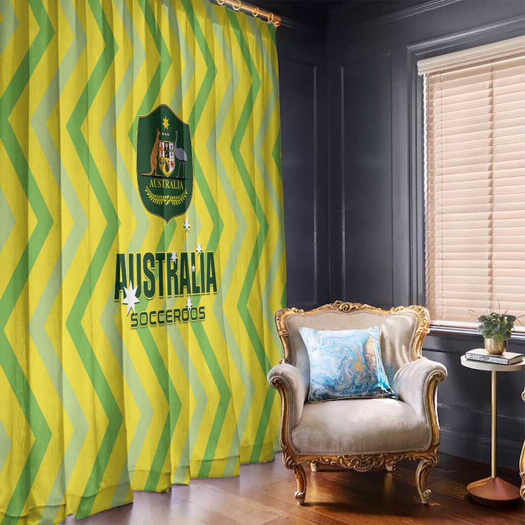 Australia Socceroos 2025 Window Curtain Forever Golden - Wonder Print Shop